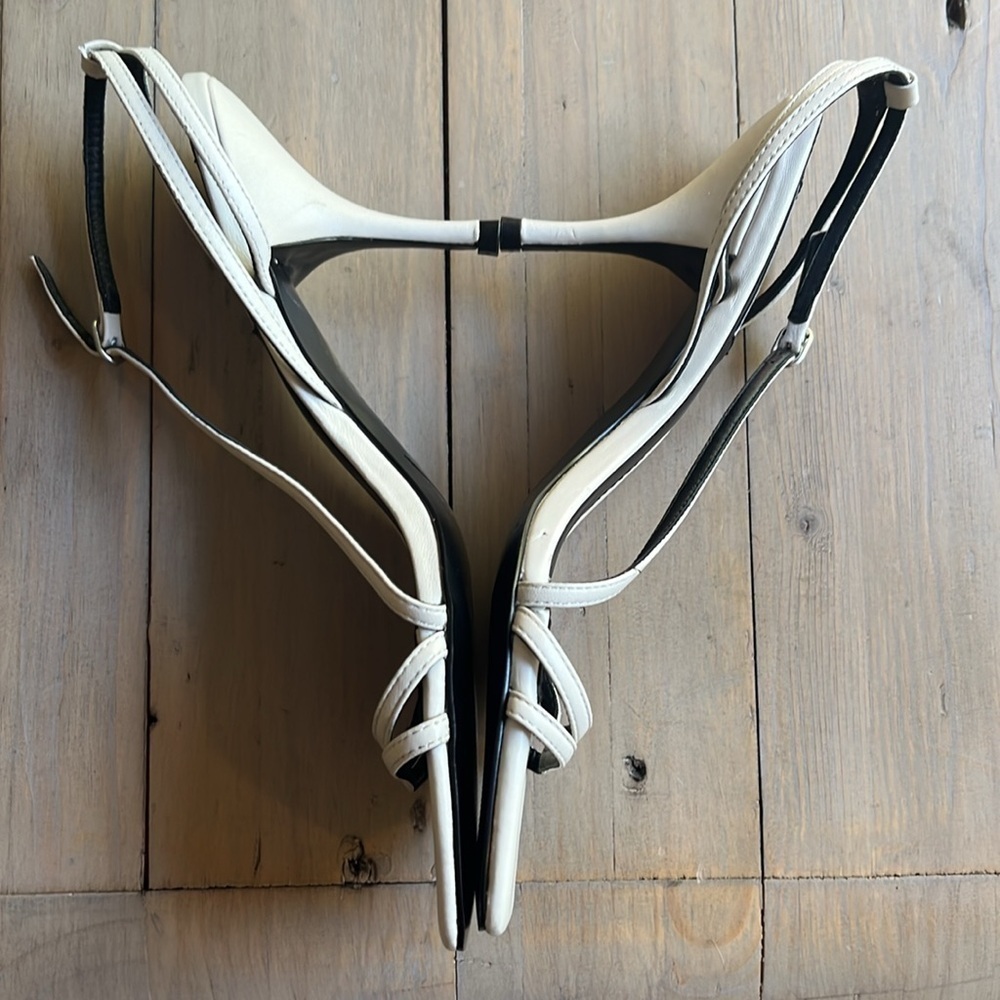 Reiss Bali Heeled Strappy Stiletto Sandals in Off White Size 40, US 9.5 - Picture 7 of 12